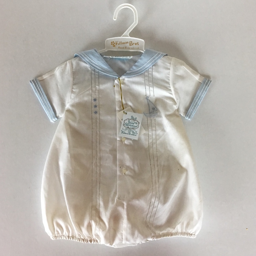 FELLMAN BROTHER HEIRLOOM BABY BOY SAILOR SUIT